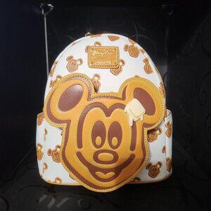 Loungefly Disney Mickey Waffle Backpack NEW WITH TAGS